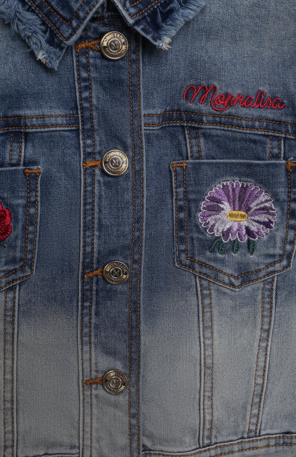 Джинсовая куртка MONNALISA, арт. 197102R2, фото 3