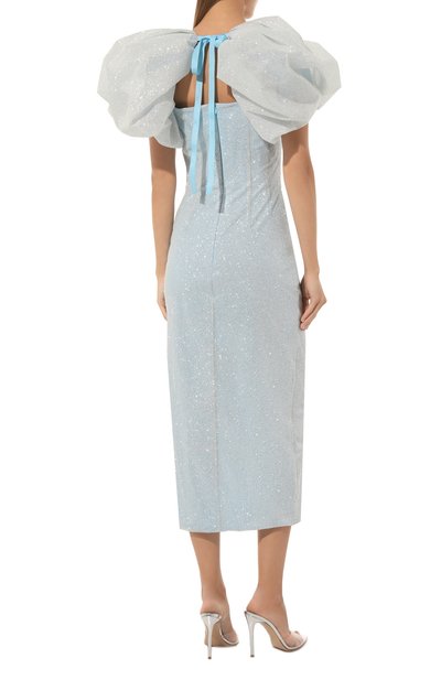 Платье SASHA KIM голубого цвета по цене 49000 руб., арт. УТ-00001160, фото 4 Платье SASHA KIM, арт. УТ-00001160, фото 4