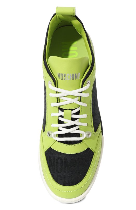 Комбинированные кеды Moschino MM15054G1I/101 Зелёный  MM15054G1I/101 Фото 6