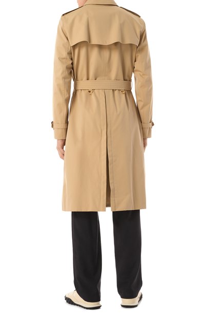 Хлопковый тренч BURBERRY, арт. 8079385, фото 4