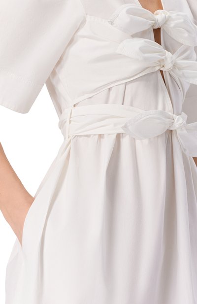 Хлопковое платье GANNI, арт. A1030195, фото 4