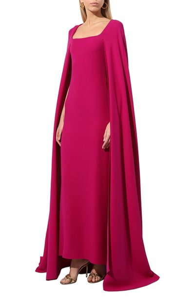 Шелковое платье VALENTINO, арт. 5B3VDJC51MM, фото 3