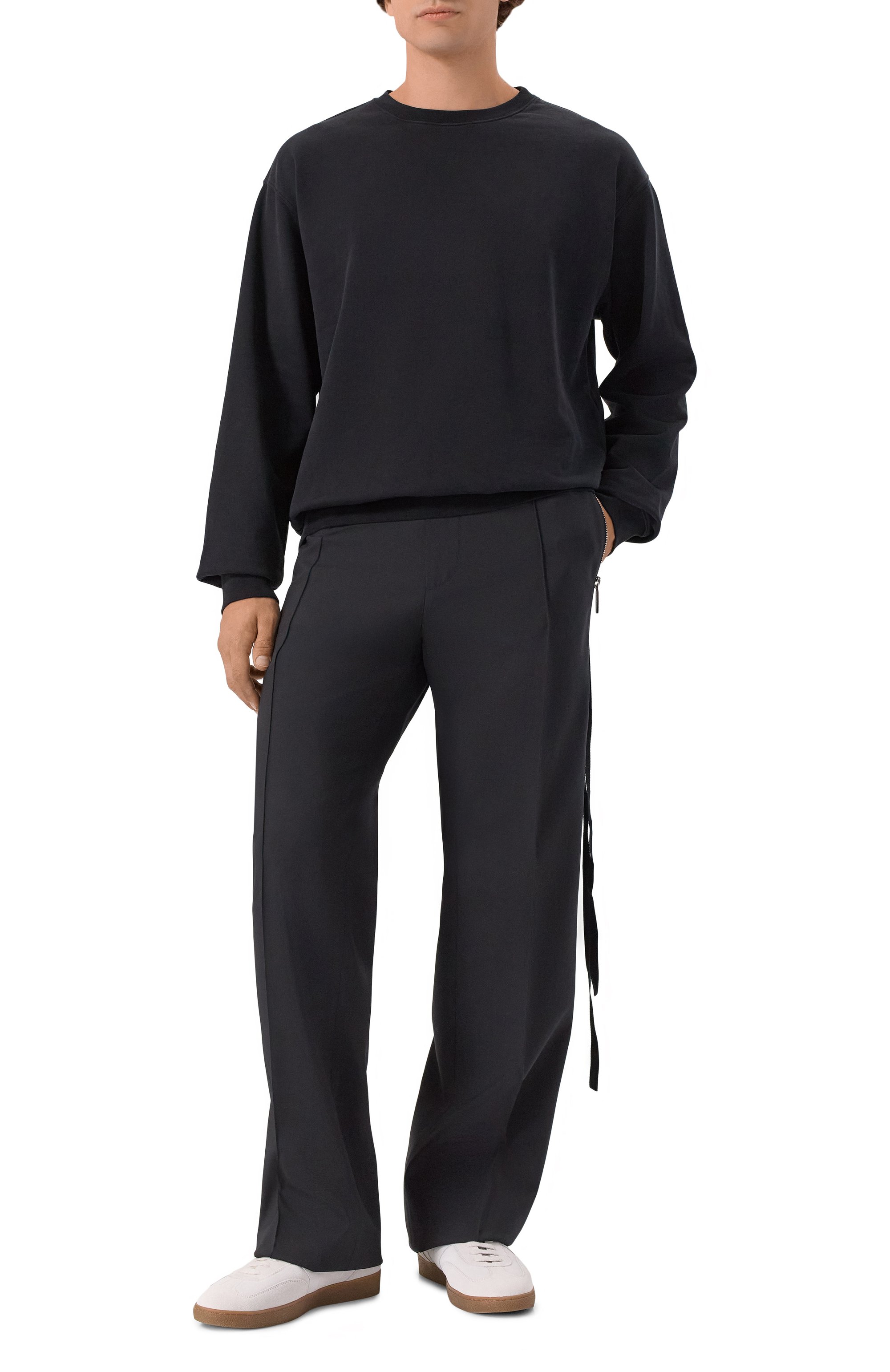 Хлопковый свитшот ANN DEMEULEMEESTER, арт. B0013215/FA185, фото 3