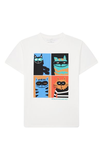 Хлопковая футболка STELLA MCCARTNEY, арт. TW8Q31
