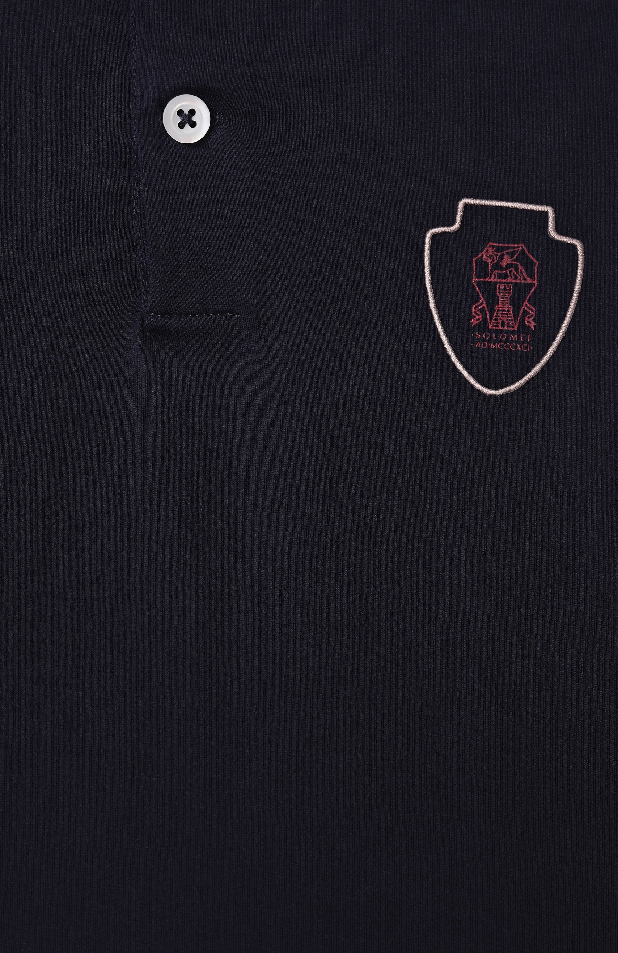 Хлопковое поло BRUNELLO CUCINELLI, арт. B0B13917TA, фото 3