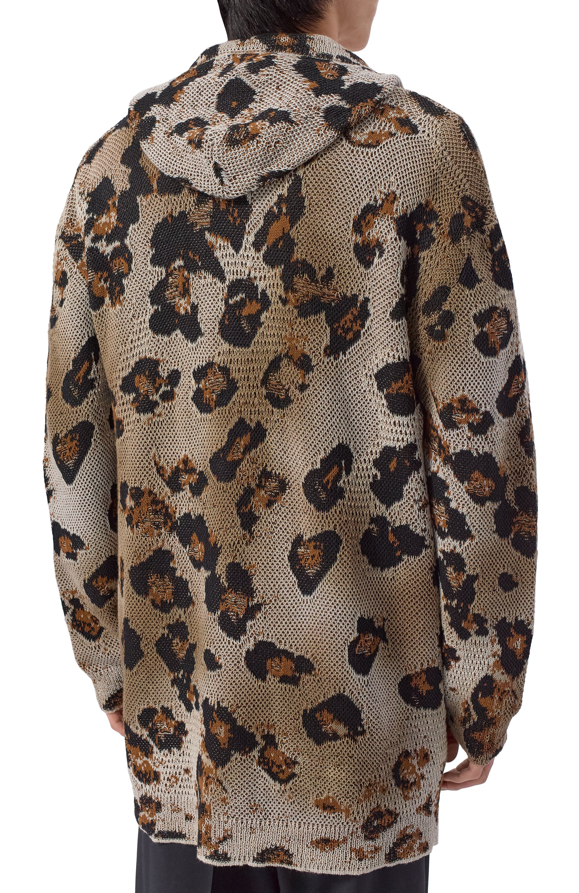 Хлопковый кардиган LANEUS леопардового цвета по цене 76050 руб., арт. S6LAMAKH071, фото 4 Хлопковый кардиган LANEUS, арт. S6LAMAKH071, фото 4