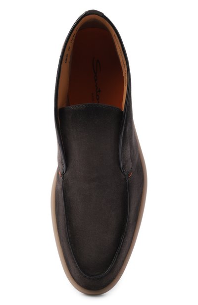 Замшевые ботинки detroit SANTONI темно-коричневого цвета по цене 93150 руб., арт. MGDG17823SASKEAA, фото 5 Замшевые ботинки detroit SANTONI, арт. MGDG17823SASKEAA, фото 5