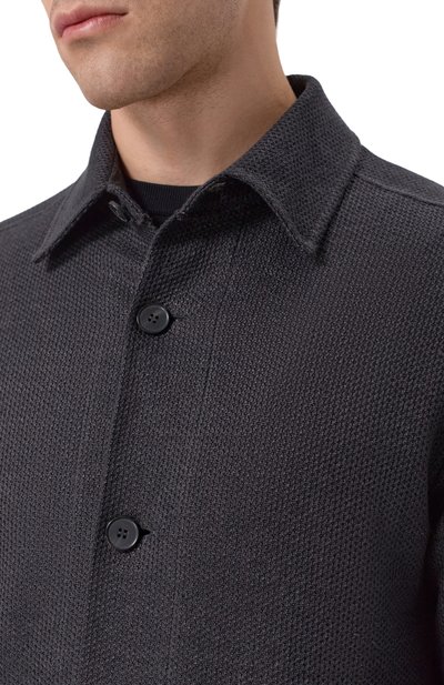 Куртка-рубашка изо льна и хлопка HARRIS WHARF LONDON, арт. CH9320PDZ-T/DZT, фото 5