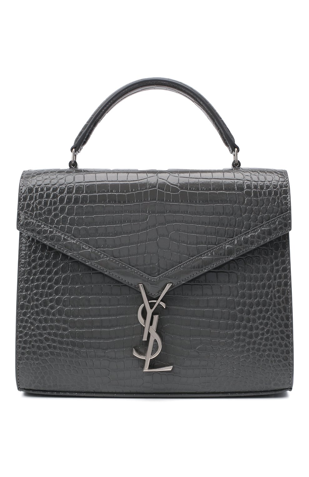 Сумка cassandra medium SAINT LAURENT темно-серого цвета по цене 299500 руб., арт. 623931/DND0E, фото 1 Сумка cassandra medium SAINT LAURENT, арт. 623931/DND0E, фото 1