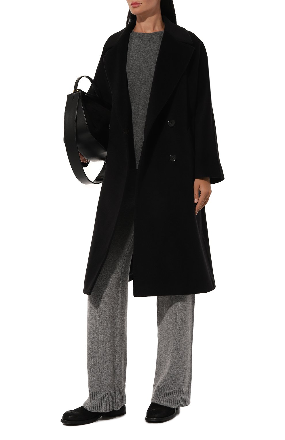 Замшевые ботинки PANTANETTI черного цвета по цене 47100 руб., арт. 18147A/MIXER, фото 2 Замшевые ботинки PANTANETTI, арт. 18147A/MIXER, фото 2