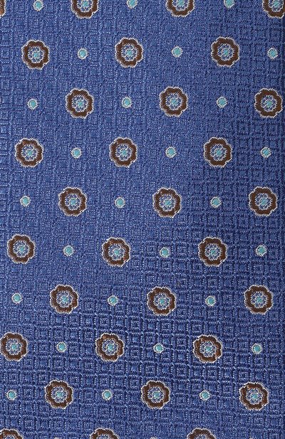 Шелковый галстук CANALI синего цвета по цене 17600 руб., арт. 18/HJ03715, фото 4 Шелковый галстук CANALI, арт. 18/HJ03715, фото 4