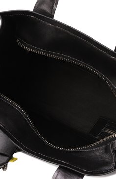 Женская сумка the tote bag medium MARC JACOBS (THE) темно-серого цвета, арт. 2R4HTT013H02 | Фото 5 (Ремень/цепочка: На ремешке; Материал: Натуральная кожа; Размер: medium)