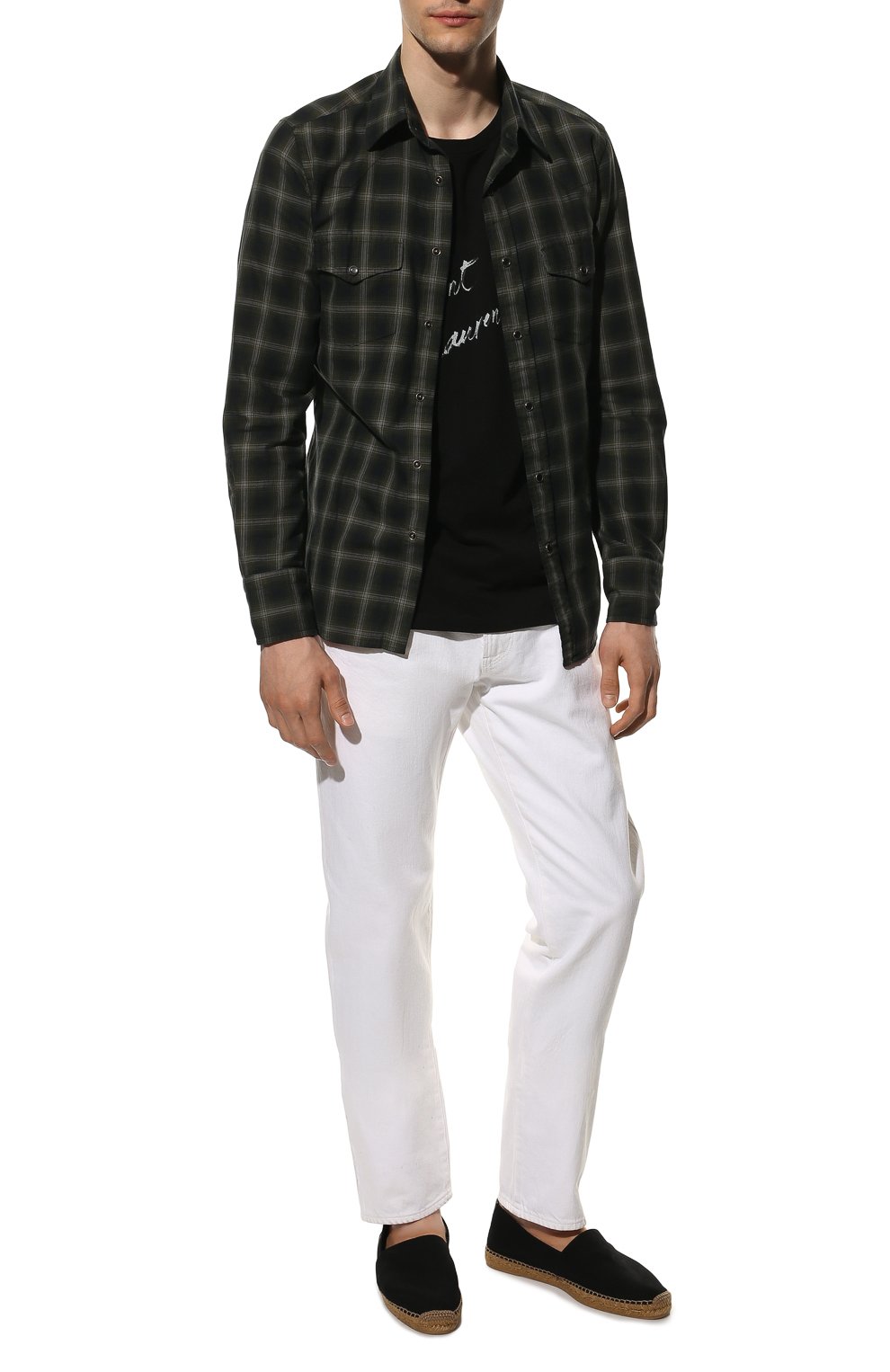 Текстильные эспадрильи SAINT LAURENT, арт. 605951/1P210, фото 2