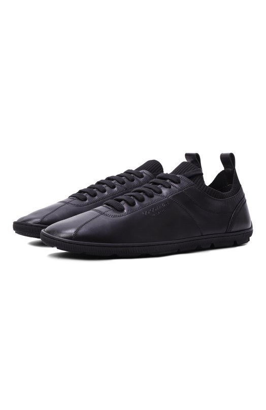 Кожаные кеды Giorgio Armani GM001698/AF20299 Чёрный GM001698/AF20299