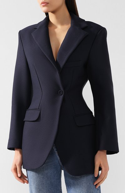 Жакет из смеси шерсти и вискозы JACQUEMUS, арт. 184JA04, фото 3