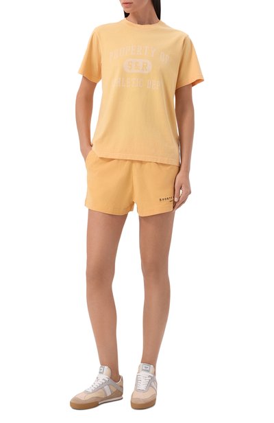 Хлопковая футболка SPORTY AND RICH, арт. T0120712268YE35, фото 2