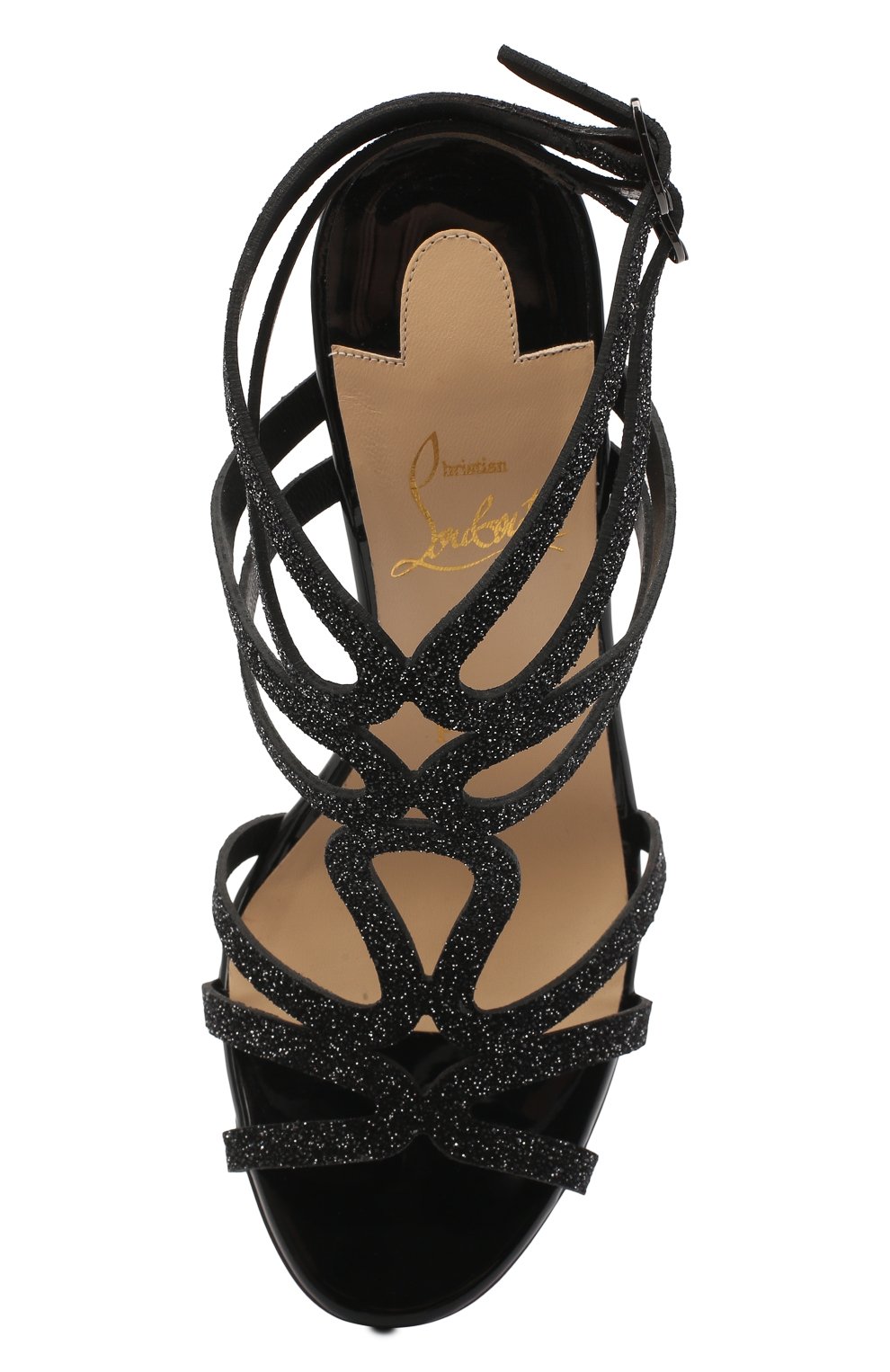 Босоножки renee 100 CHRISTIAN LOUBOUTIN, арт. renee 100 crosta comete/pat, фото 4