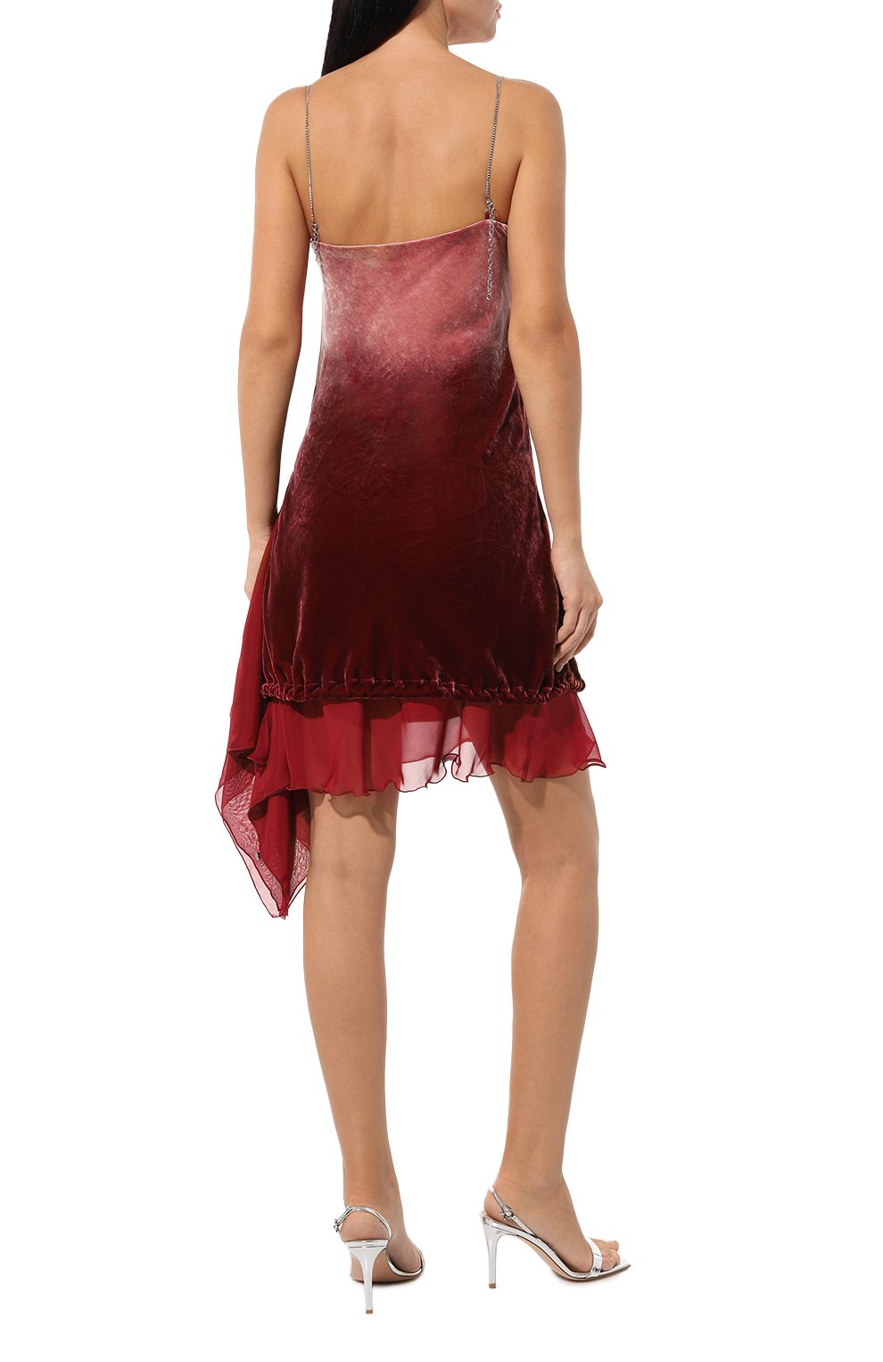 Платье из вискозы и шелка DIESEL, арт. A10559/0HJAL, фото 4