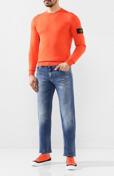 Текстильные кеды STONE ISLAND, арт. 7215S0164, фото 2