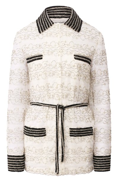 Женский жакет с поясом VALENTINO, арт. TB3AB1705A9