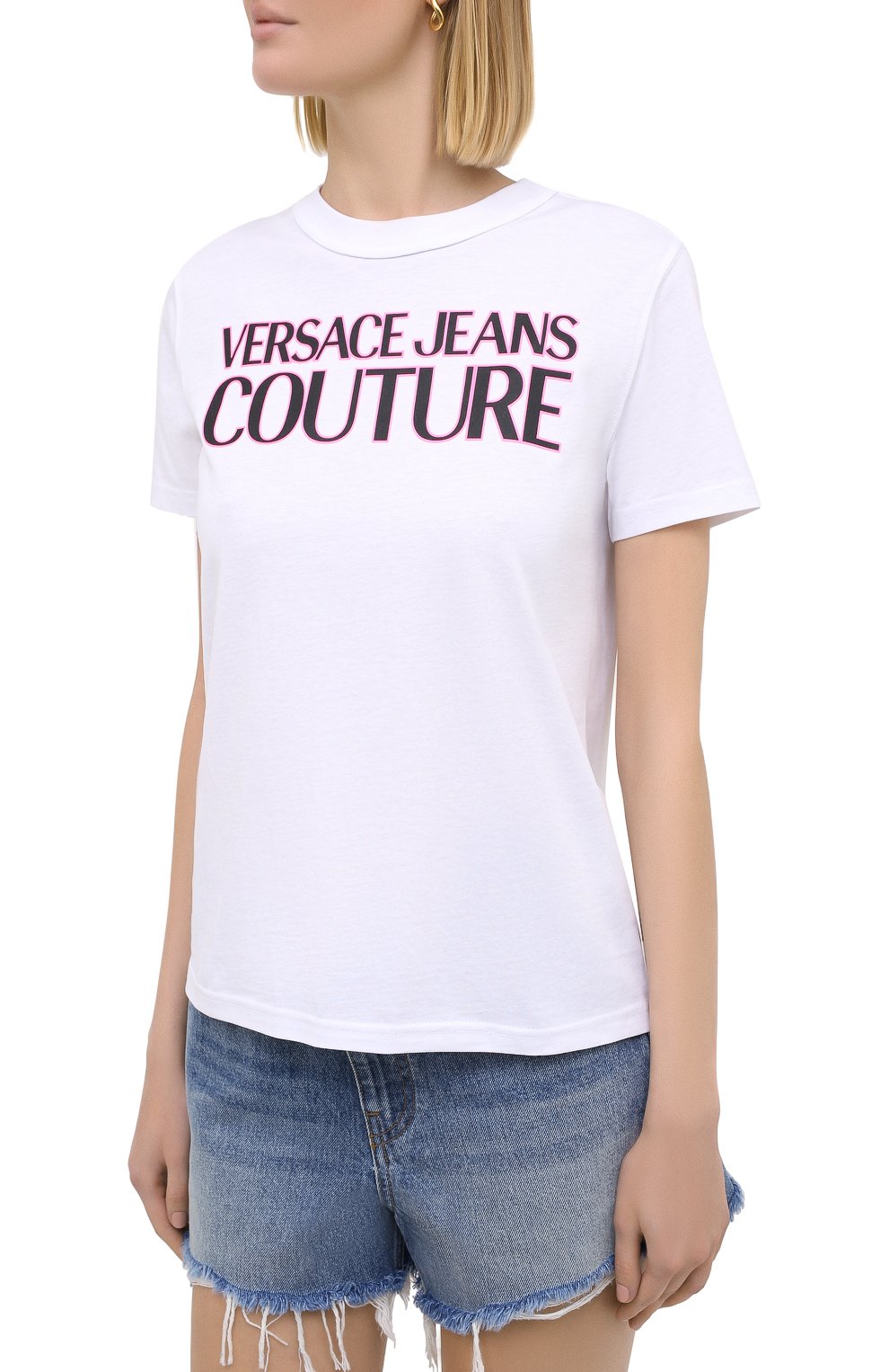 Хлопковая футболка VERSACE JEANS COUTURE, арт. B2HZA7KF-ZDP613 REG. 51/30327, фото 3