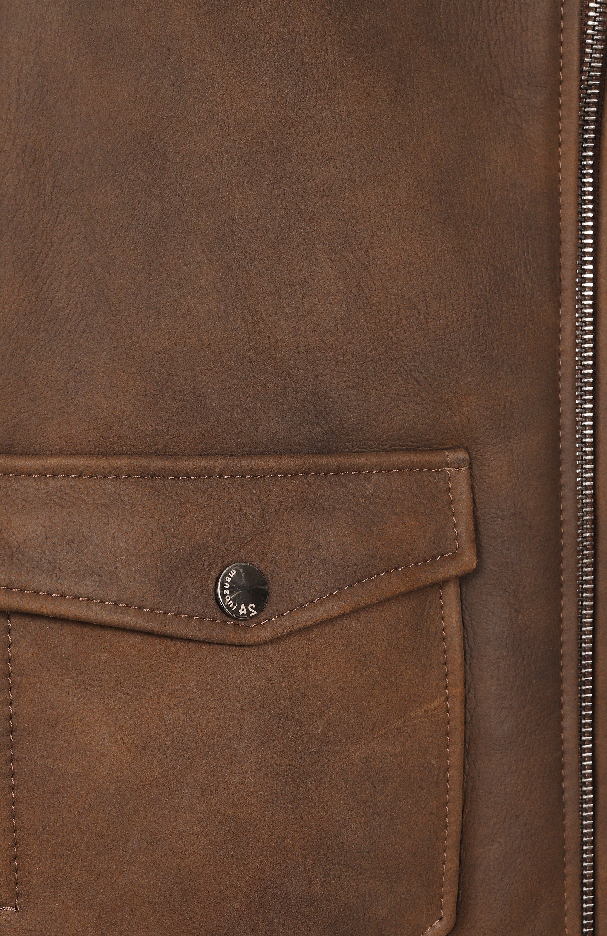 Бомбер из овчины MANZONI24, арт. 25UB821-S34X, фото 3