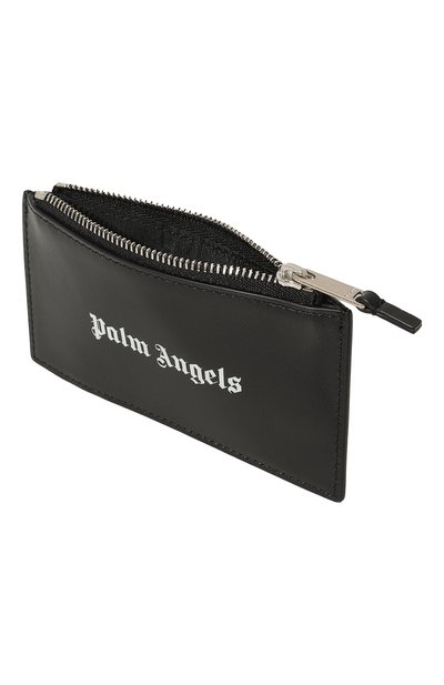 Кожаный футляр для кредитных карт PALM ANGELS черного цвета по цене 17550 руб., арт. PMND018F24LEA001, фото 3 Кожаный футляр для кредитных карт PALM ANGELS, арт. PMND018F24LEA001, фото 3