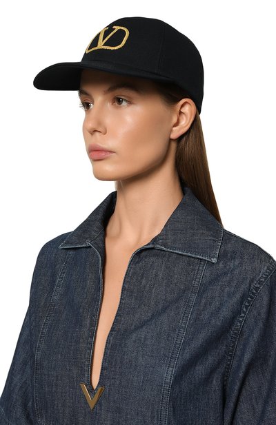 Хлопковая бейсболка VALENTINO, арт. 5W2HDA24/PQT, фото 2