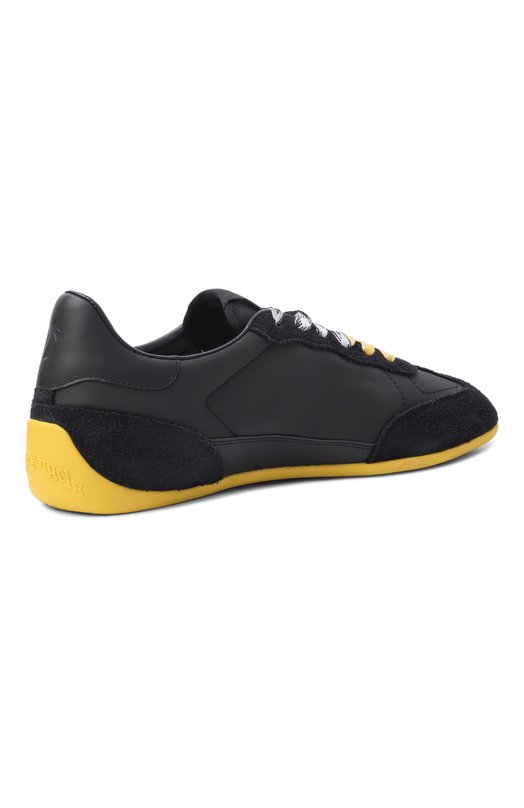 Комбинированные кеды PA 5 Palm Angels PMIA105F25LEA001 Чёрный  PMIA105F25LEA001 Фото 5