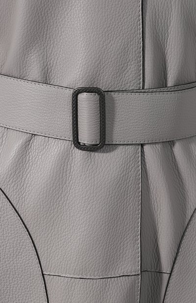 Кожаное пальто с поясом BOTTEGA VENETA, арт. 513829/V0K91, фото 5