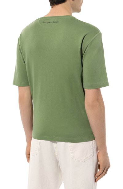 Хлопковая футболка STEFANO RICCI, арт. MNH4103060/LUXT, фото 4