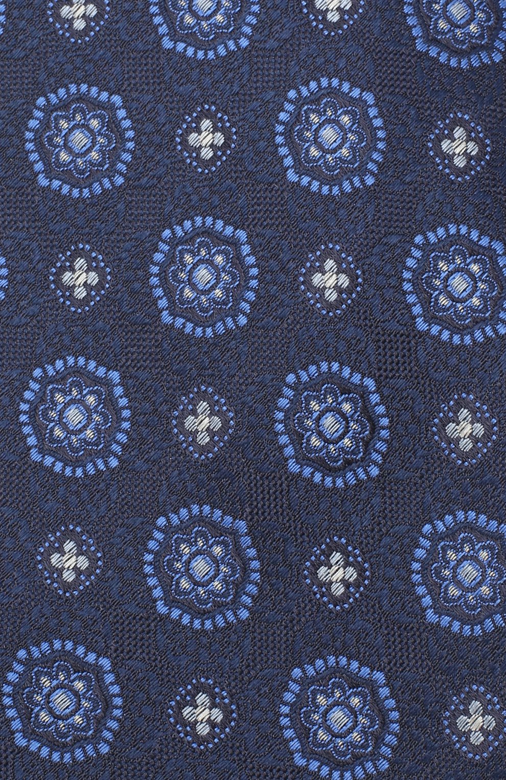 Шелковый галстук CANALI темно-синего цвета по цене 12700 руб., арт. 18/HJ02864, фото 3 Шелковый галстук CANALI, арт. 18/HJ02864, фото 3