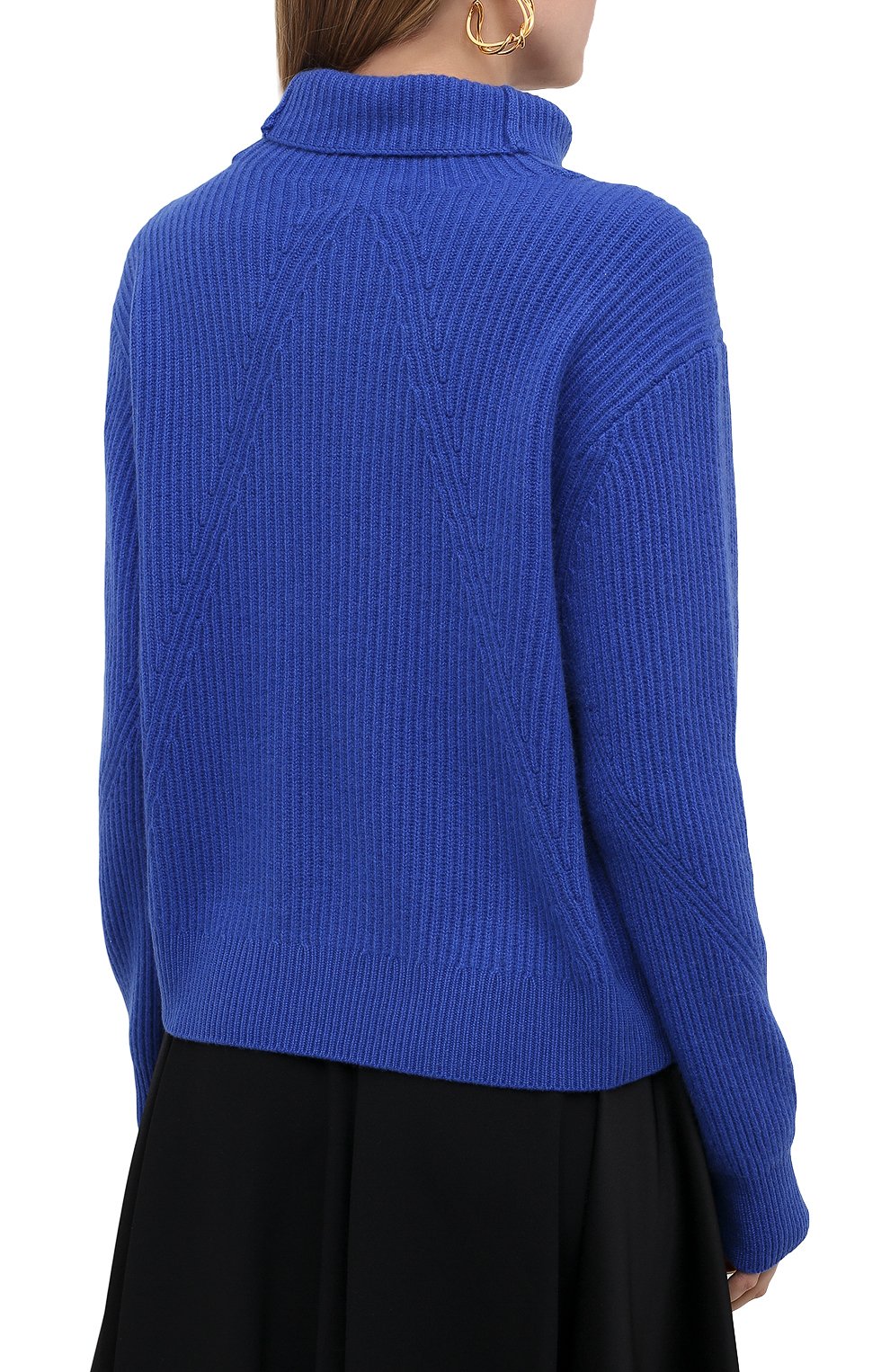 Кашемировый свитер RAG AND BONE синего цвета по цене 64450 руб., арт. WAS20FS0418L41, фото 4 Кашемировый свитер RAG AND BONE, арт. WAS20FS0418L41, фото 4
