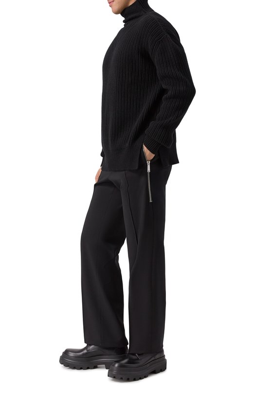 Шерстяные брюки Dsquared2 S74KB1058/S40320 Чёрный  S74KB1058/S40320 Фото 2