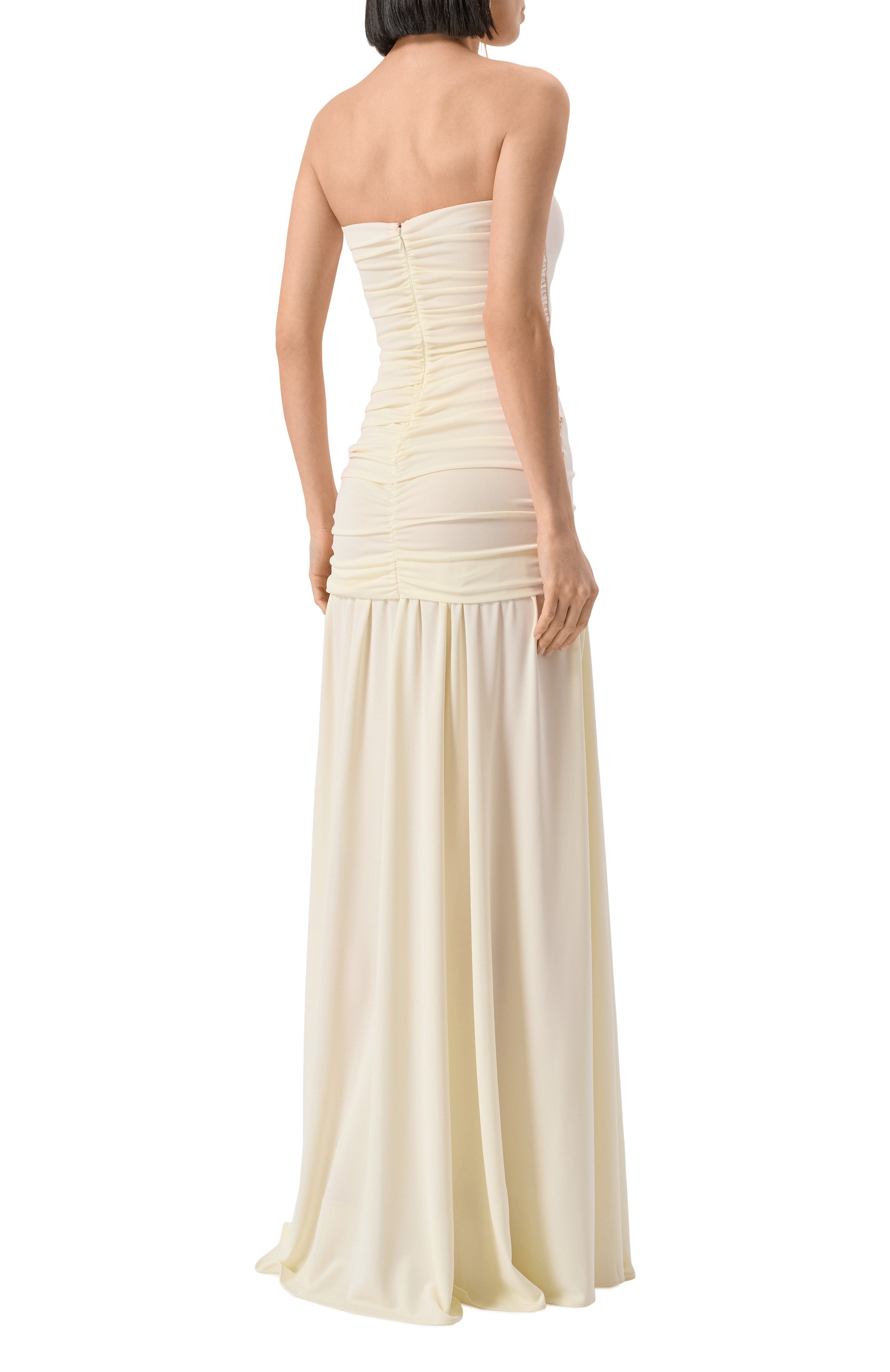 Платье THE ANDAMANE кремового цвета по цене 54100 руб., арт. TM170136A/TJP073, фото 4 Платье THE ANDAMANE, арт. TM170136A/TJP073, фото 4