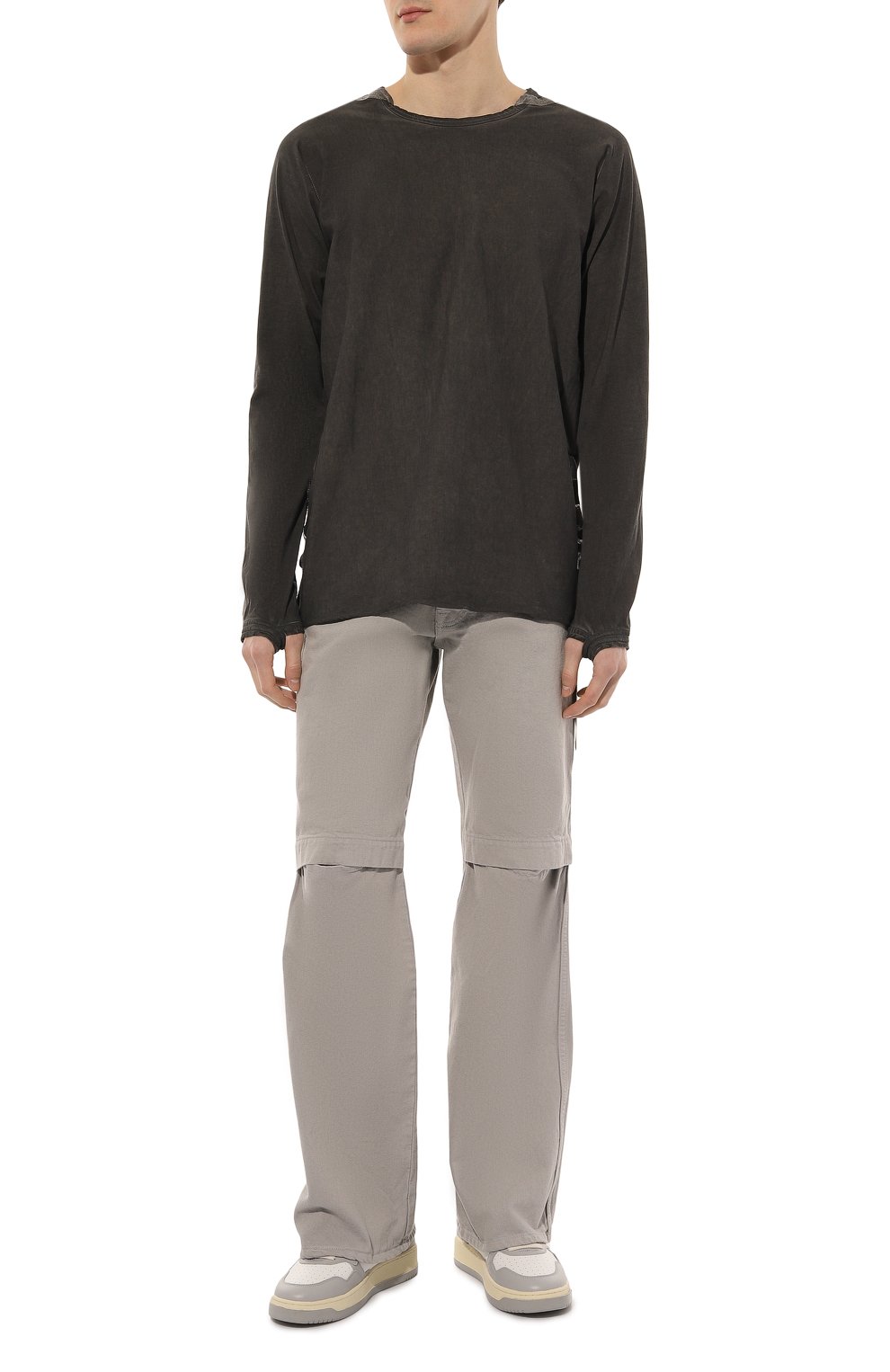 Хлопковый лонгслив ISAAC SELLAM, арт. BASIC LST BANDE-JERSEY 190, фото 2