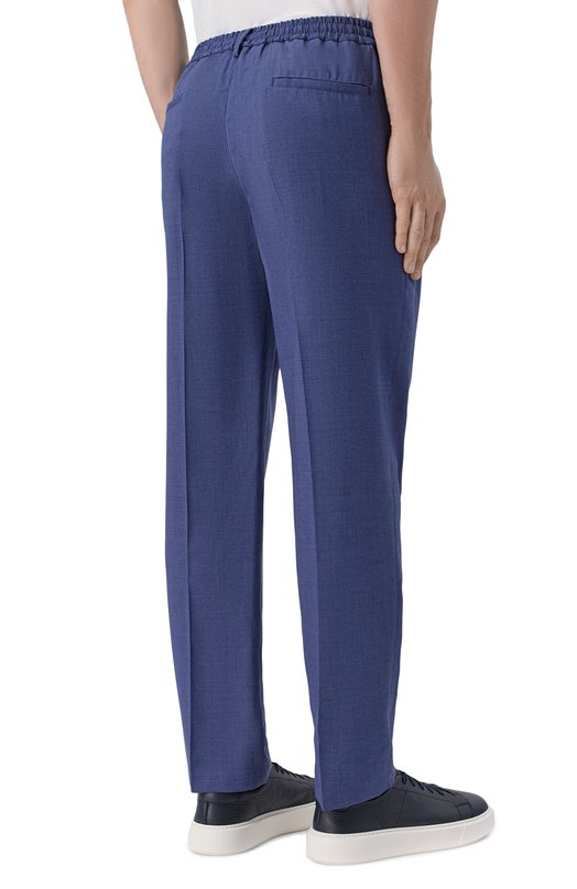 Шерстяные брюки Capobianco 20M808.FU00. Синий  20M808.FU00. Фото 4