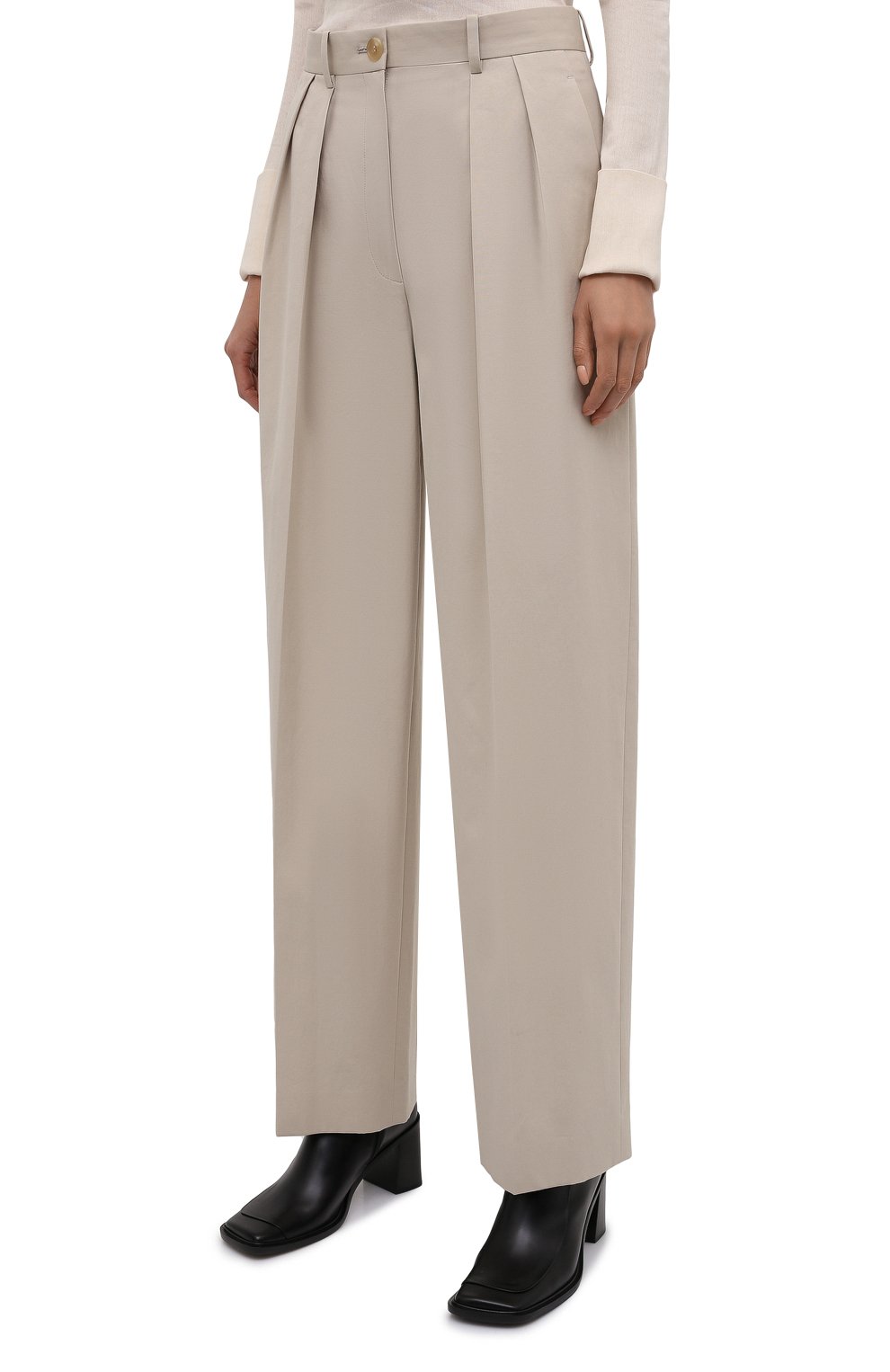 Хлопковые брюки THE ROW, арт. 5629W2047, фото 3