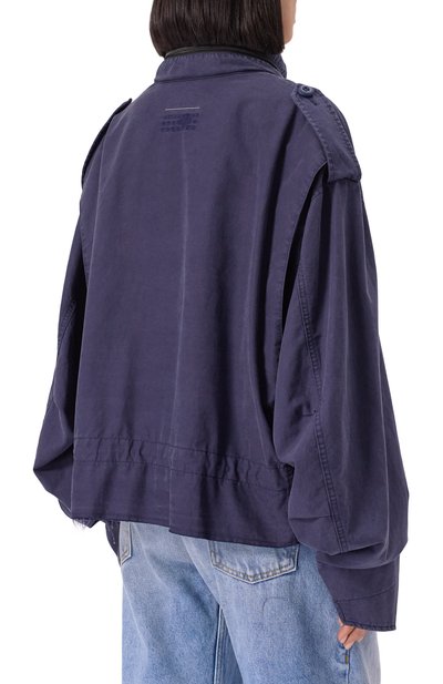 Куртка MM6 синего цвета по цене 150000 руб., арт. S52AM0318/M35369, фото 4 Куртка MM6, арт. S52AM0318/M35369, фото 4