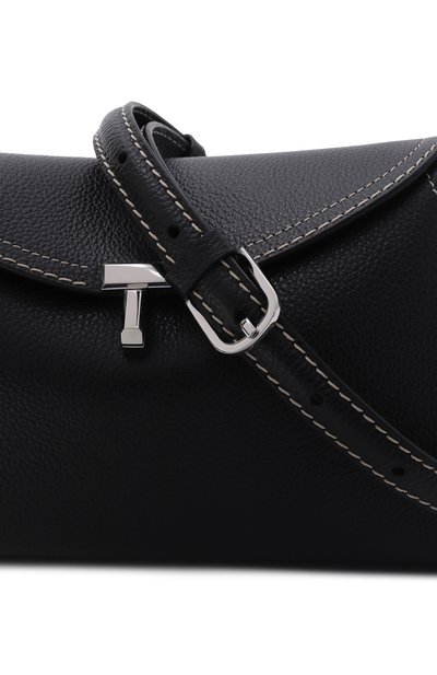 Клатч t-lock TOTEME черного цвета по цене 137000 руб., арт. 234-WLGBG423-LE0030, фото 3 Клатч t-lock TOTEME, арт. 234-WLGBG423-LE0030, фото 3