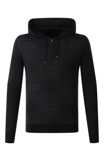 Мужской худи из шерсти и шелка ZILLI, арт. KH0001M0230VRAD00