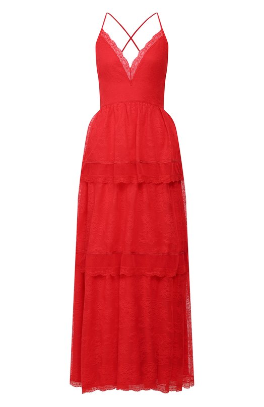 

Платье-макси Ermanno Ermanno Scervino, Красный