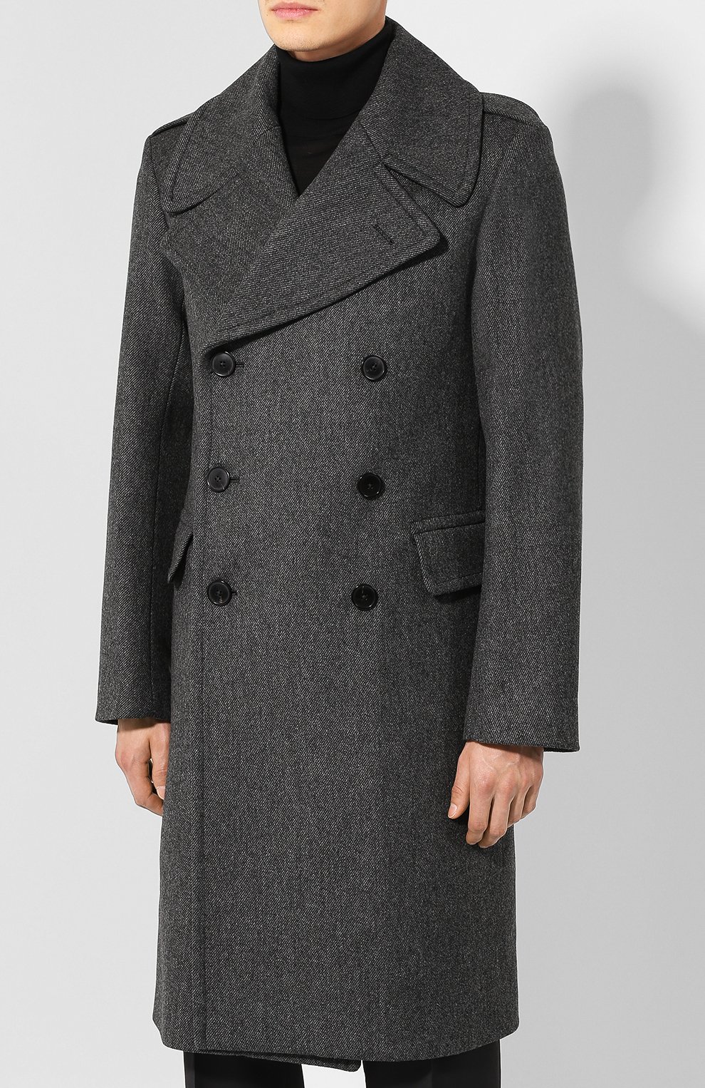 Шерстяное пальто DRIES VAN NOTEN, арт. 192-20230-8220, фото 3