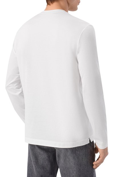 Хлопковый лонгслив PAUL&SHARK, арт. 26411018_001, фото 4