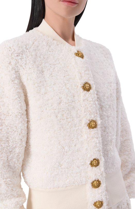 Кардиган Balmain GF0TE203/KJ89 Кремовый  GF0TE203/KJ89 Фото 5