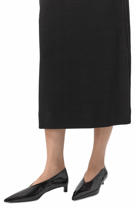 Кожаные туфли Jil Sander J15WL0056/P7589 Чёрный  J15WL0056/P7589 Фото 2