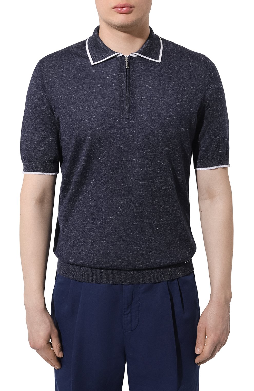 Поло из шерсти и шелка ZILLI, арт. KZP002M0345VHEM00, фото 3