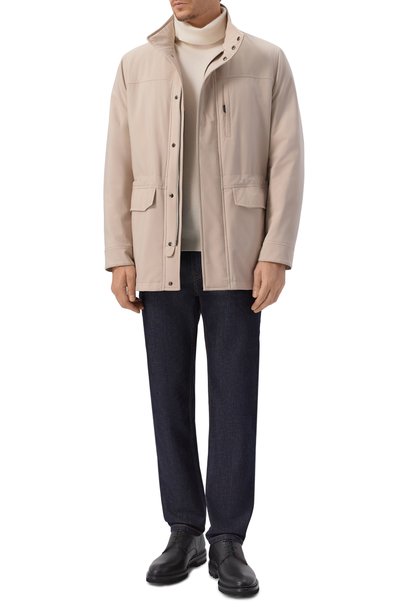 Мужские кожаные ботинки KITON, арт. USSA510N00126