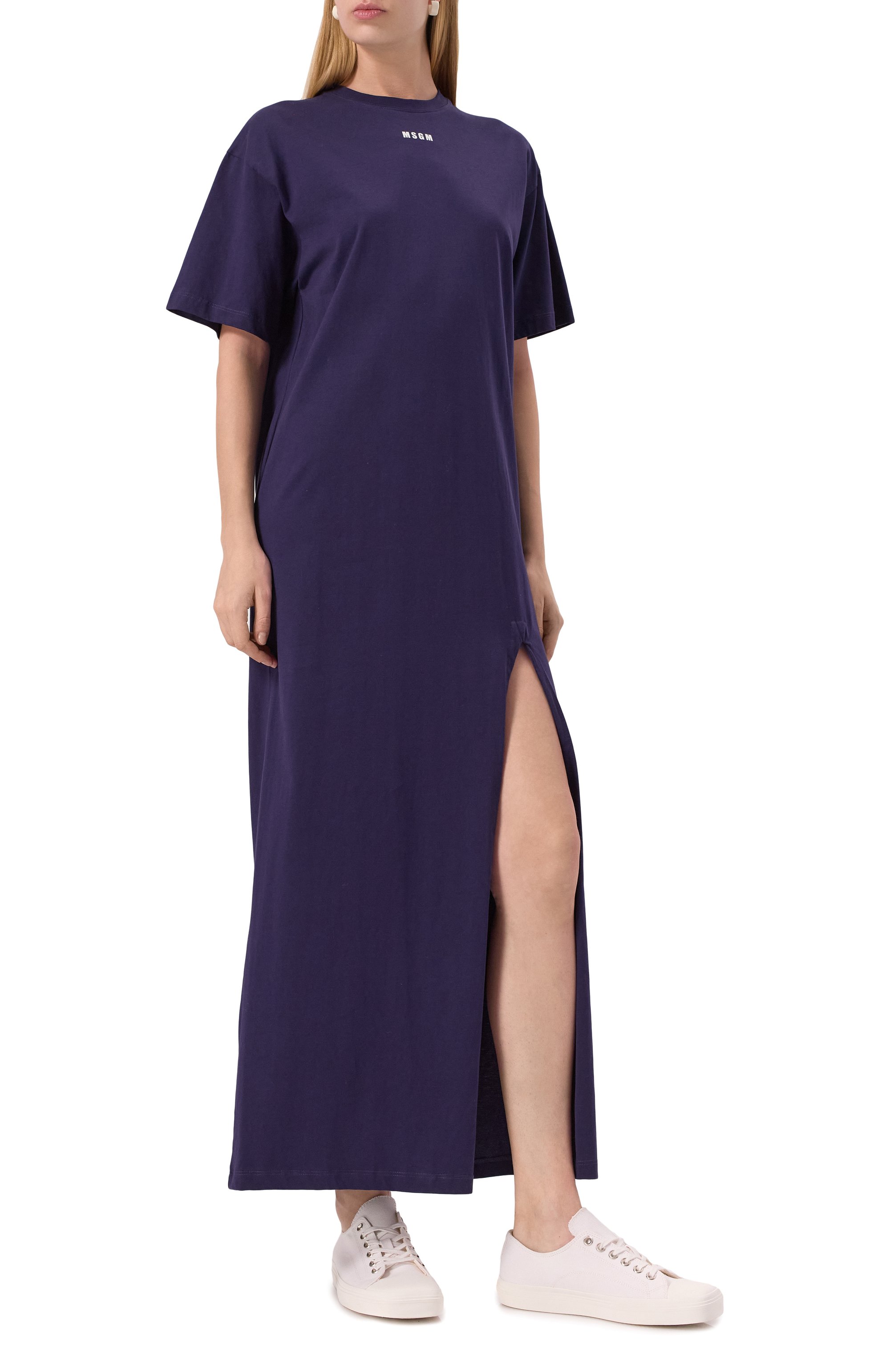 Хлопковое платье MSGM, арт. 3841MDA83/257002, фото 3