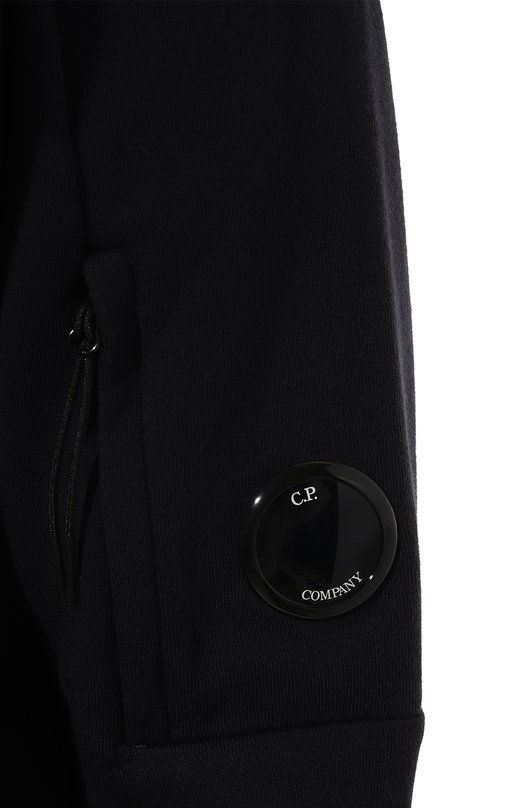 Хлопковый свитшот C.P. Company 17CMSS023A005086W Синий  17CMSS023A005086W Фото 5